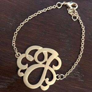 “J” Monogram Bracelet
